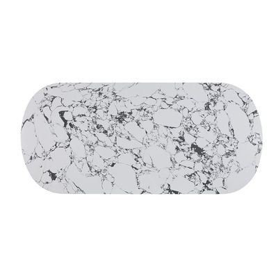 Akira 1+8 Stone Top Dining Set- White/Grey Akira 1+8 Stone Top Dining Set- White/Grey