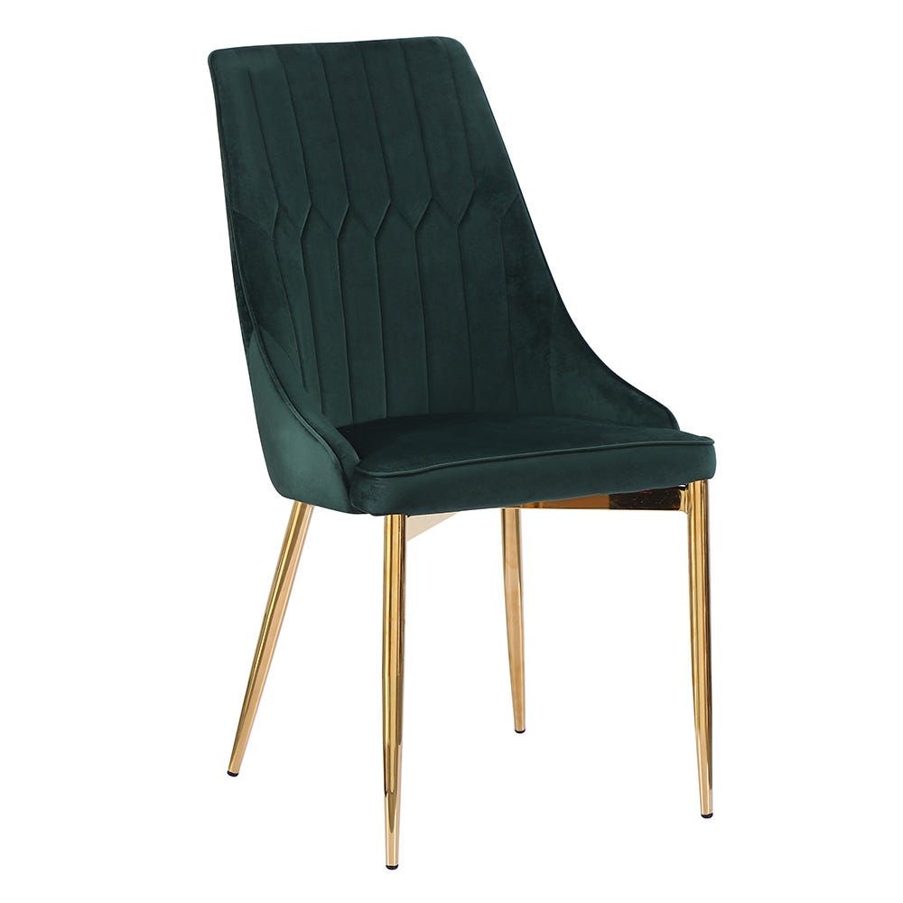 Dark green dining deals chairs