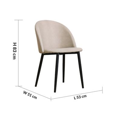 Claydon Dining Chair - Beige