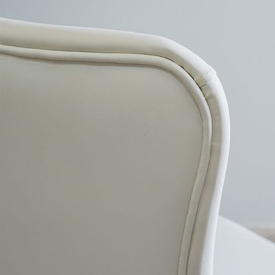 Tunesia Dining Chair - White / Golden