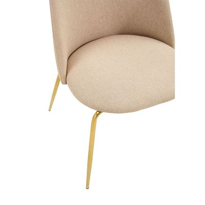 Cenadrin Dining Chair Set of 2 - Brown / Gold