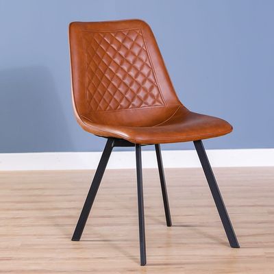 Gideon Dining Chair Set of 2 - Natural Oak / Brown