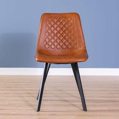 Gideon Dining Chair Set of 2 - Natural Oak / Brown