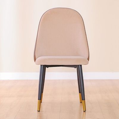 Flamingo Dining Chair Set of 2 - Grey Marble / Brown