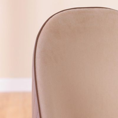 Flamingo Dining Chair Set of 2 - Grey Marble / Brown