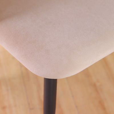 Flamingo Dining Chair Set of 2 - Grey Marble / Brown