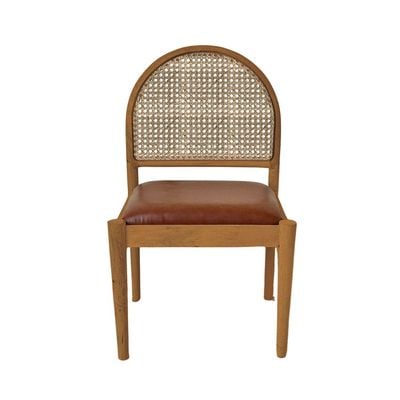 Masaya Solid Wood Dining Chair Set Of 2 - Brown / Walnut