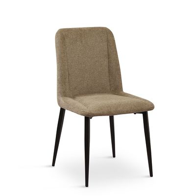 Calus Dining Chair - Set of 2 - Light Brown - With 2-Year Warranty