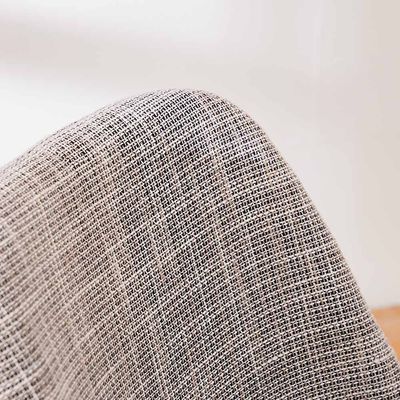 Hamlin Fabric Dining Chair - Set of 2 - Grey/Black - With 2-Year Warranty