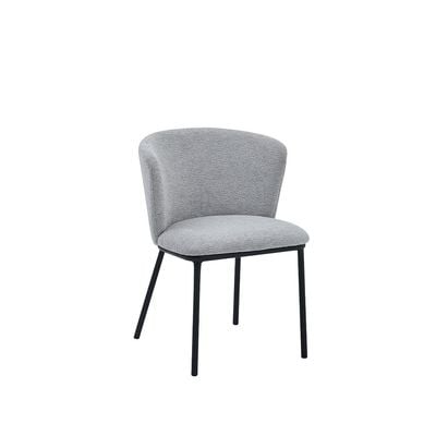 Weldy Chair - Set of 2 - Grey/Black - With 2-Year Warranty