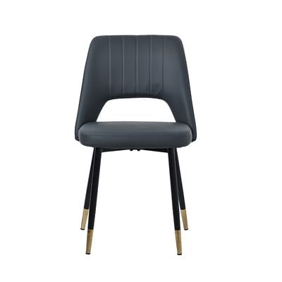 Clampbel Dining Chair - Dark Grey - With 2-Year Warranty