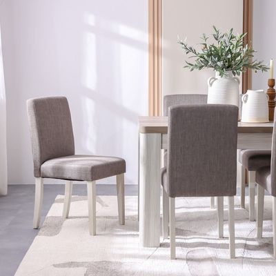 Olivos Dining Chair Set Of 2 - Grey / Oak