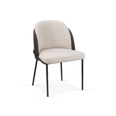 Mont Dining Chair Set of 2 Fabric - Beige/Brown