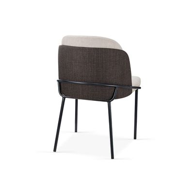 Mont Dining Chair Set of 2 Fabric - Beige/Brown