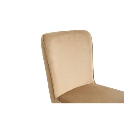 Santiago Fabric Dining Chair Set Of 2- Taupe/ Black