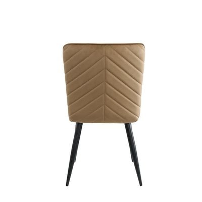 Santiago Fabric Dining Chair Set Of 2- Taupe/ Black Santiago Fabric Dining Chair Set Of 2- Taupe/ Black