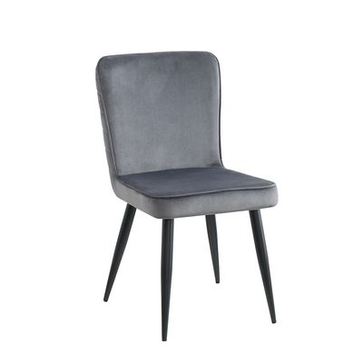 Santiago Fabric Dining Chair Set Of 2- D. Grey/ Black Santiago Fabric Dining Chair Set Of 2- D. Grey/ Black