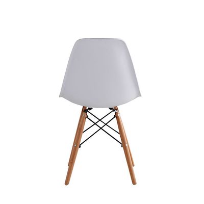 Stork Set of 2 Dining  Chair - White / Beech