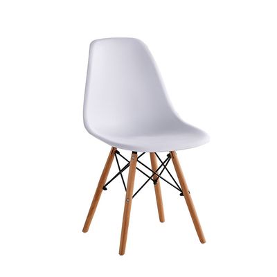 Stork Set of 2 Dining  Chair - White / Beech