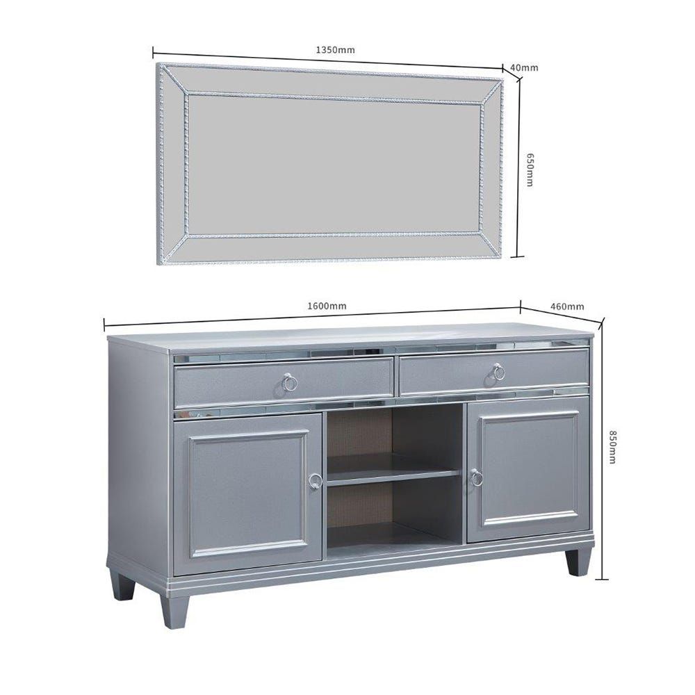 Silver buffet deals cabinet