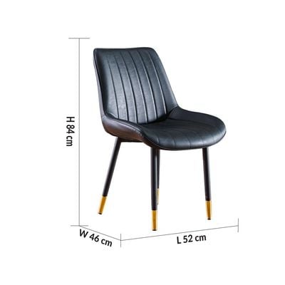 Tommaso Dining Chair - Charcoal