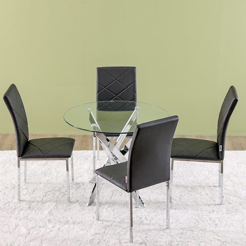 Glass dining online sets 6 chairs