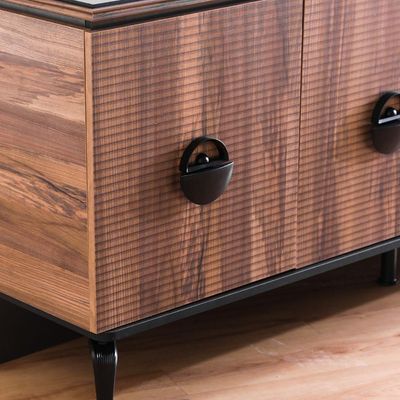 Kelbek Sideboard - Walnut / Black