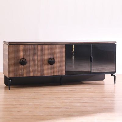 Kelbek Sideboard - Walnut / Black