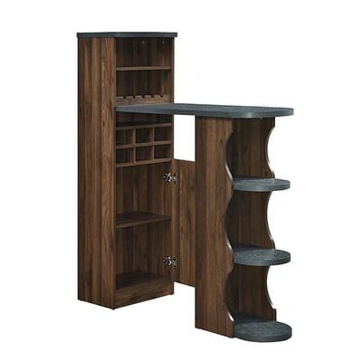 Andrei L 120.6 x W 43 x H 140 cm Wine Cabinet - 2 Years Warranty