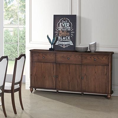 Mildura Dining Sideboard - Brown - With 2-Year Warranty