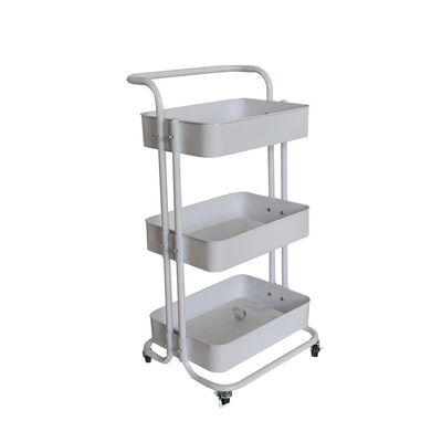 Bimori 3-Tier Trolley - White - With 2-Year Warranty