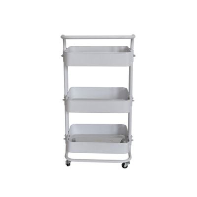 Bimori 3-Tier Trolley - White - With 2-Year Warranty