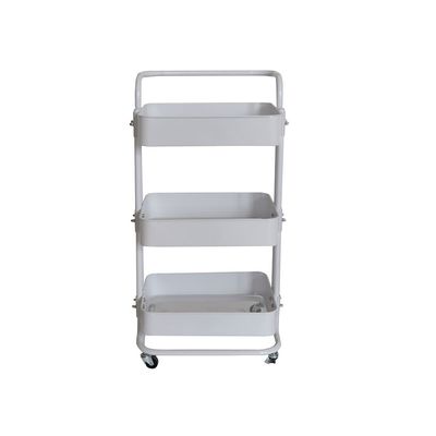 Bimori 3-Tier Trolley - White - With 2-Year Warranty