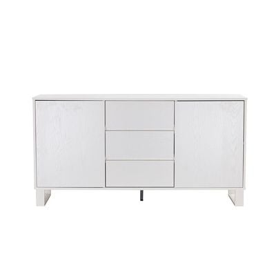 Kensley 2-Door 3-Drawer Sideboard - White - With 2-Year Warranty