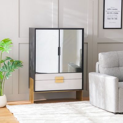 Nikon Display Cabinet  - Grey / Black