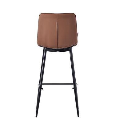 Dantrix PU Leather Bar Stool - Brown - With 2-Year Warranty