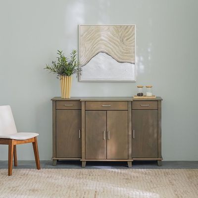 Damsel Buffet Cabinet - Grey - With 2-Year Warranty