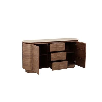 Austria Buffet Cabinet - Natural Walnut