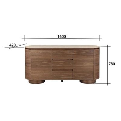 Austria Buffet Cabinet - Natural Walnut