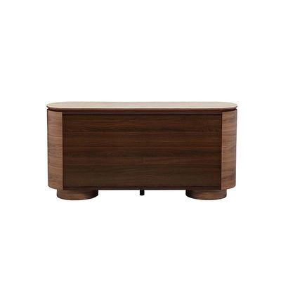 Austria Buffet Cabinet - Natural Walnut - With 2-Year Warranty