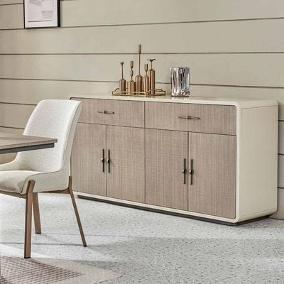 Libra Buffet Cabinet  - Light Brown / Beige