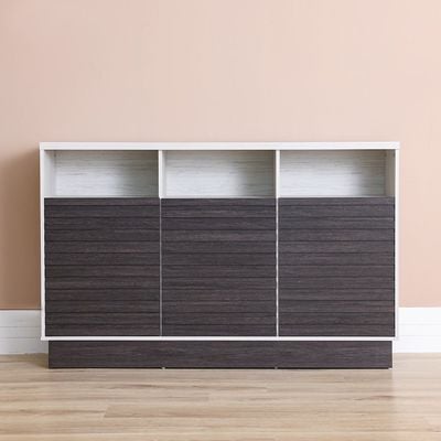 Nicosia Sideboard Cabinet - White Oak / Black