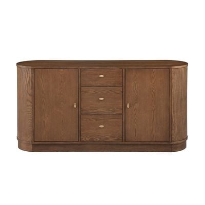 Annika Buffet Cabinet - Walnut / Beige