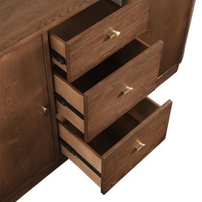 Annika Buffet Cabinet - Walnut / Beige