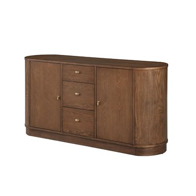 Annika Buffet Cabinet - Walnut / Beige