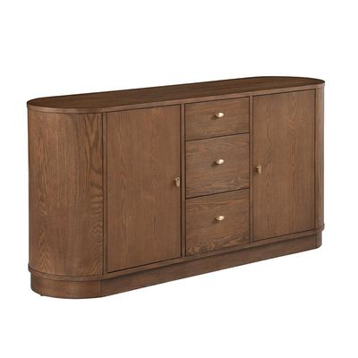 Annika Buffet Cabinet - Walnut / Beige