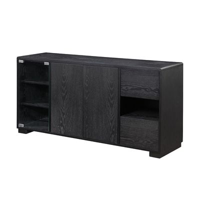 Walder Buffet Cabinet w/Glass Door - Black