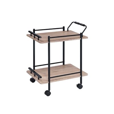 Acron Serving Trolley - Oak Grey/Black