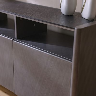 Millo 3 Doors Buffet Cabinet - Grey Metallic