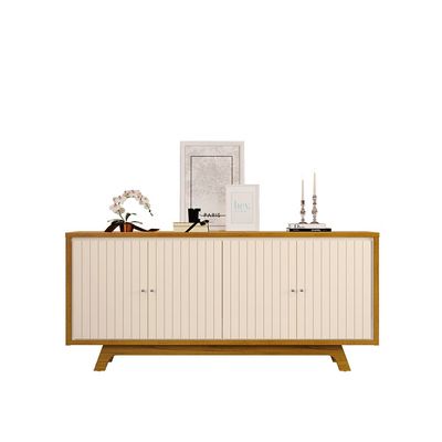 Neeson 4 Doors Buffet Cabinet - Brown/Beige